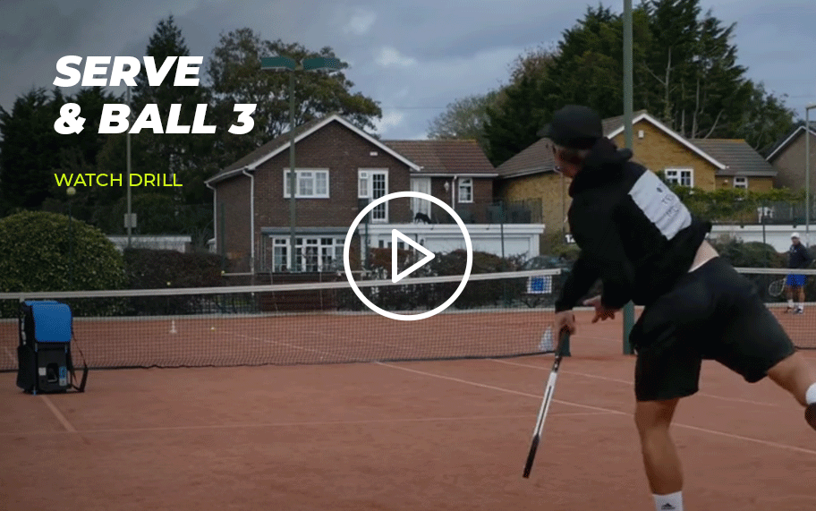 Practice your serve and ball 3