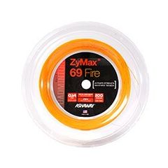 Ashaway ZyMax 62 Fire Badminton String 0.62mm Orange 10m 