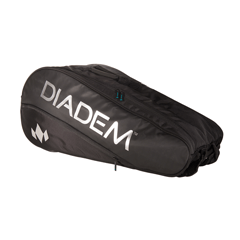 Diadem Nova Tour 9 Pack Racquet Bag (Black/Chrome)