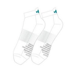 Diadem Womens Performance Sock White (1 Pair)