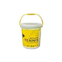 Bucket of 60 Dunlop Trainer Tennis balls