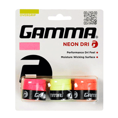 Gamma Neon Dri Overgrip Assorted (3 Pack)