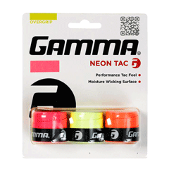 Gamma Neon Tac Overgrip Assorted (3 Pack)