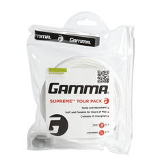 Gamma Supreme Overgrip White (15 Pack)