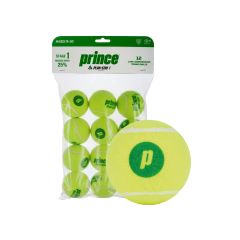 Prince Play & Stay Green Mini Balls Stage 1 (Dot) - 12 Pack
