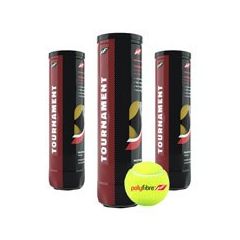 PolyFibre Tournament Tennis Ball 4 Ball Tube (1 Dozen)