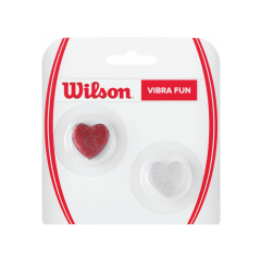 Wilson Vibra Fun Dampeners Glitter Hearts 2 Pack