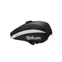 Wilson RF Team 12 Pack Racquet Bag Black side 1