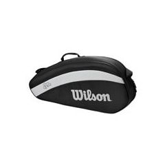 Wilson RF Team 3 Pack Racquet Bag Black
