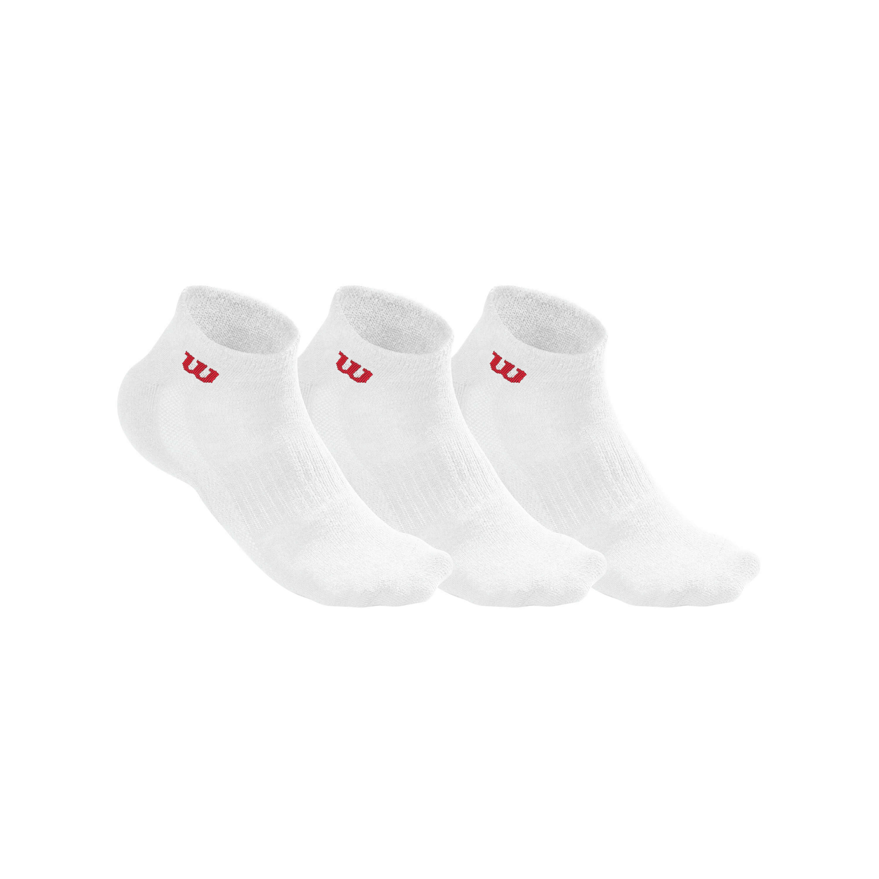 Wilson Mens Quarter Sock (White) 3 Pack ONE SIZE | Framework Sports