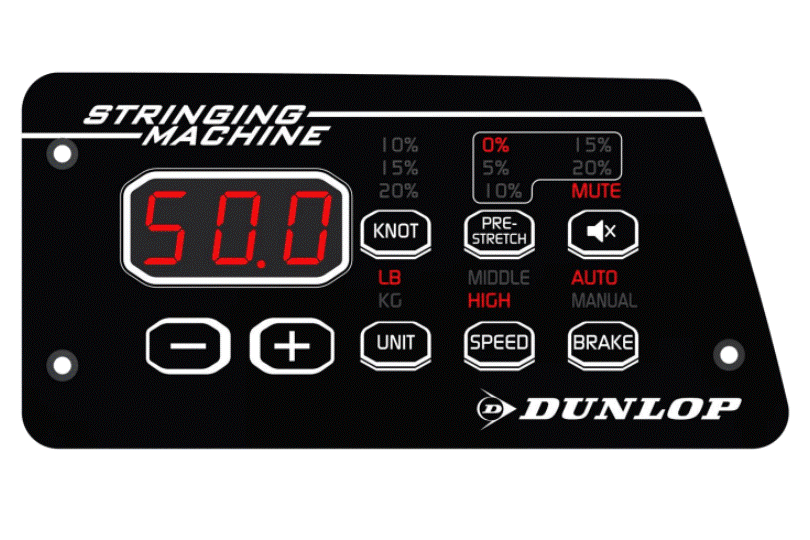 Dunlop Stringing Machine 3.0 Controls